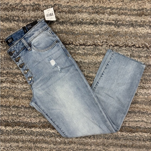 KUT From The Kloth High Rise Reese Ankle Straight Leg Jeans Sz 6 NWT | KUT Jean- - Picture 11 of 13